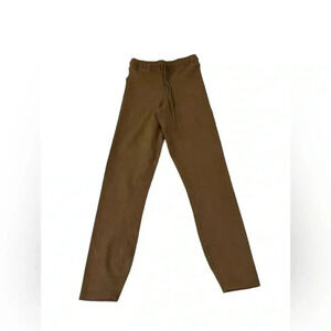 Good American Pants Womens Size 2 Leggings Stretch Drawstring Sepia Brown NWT